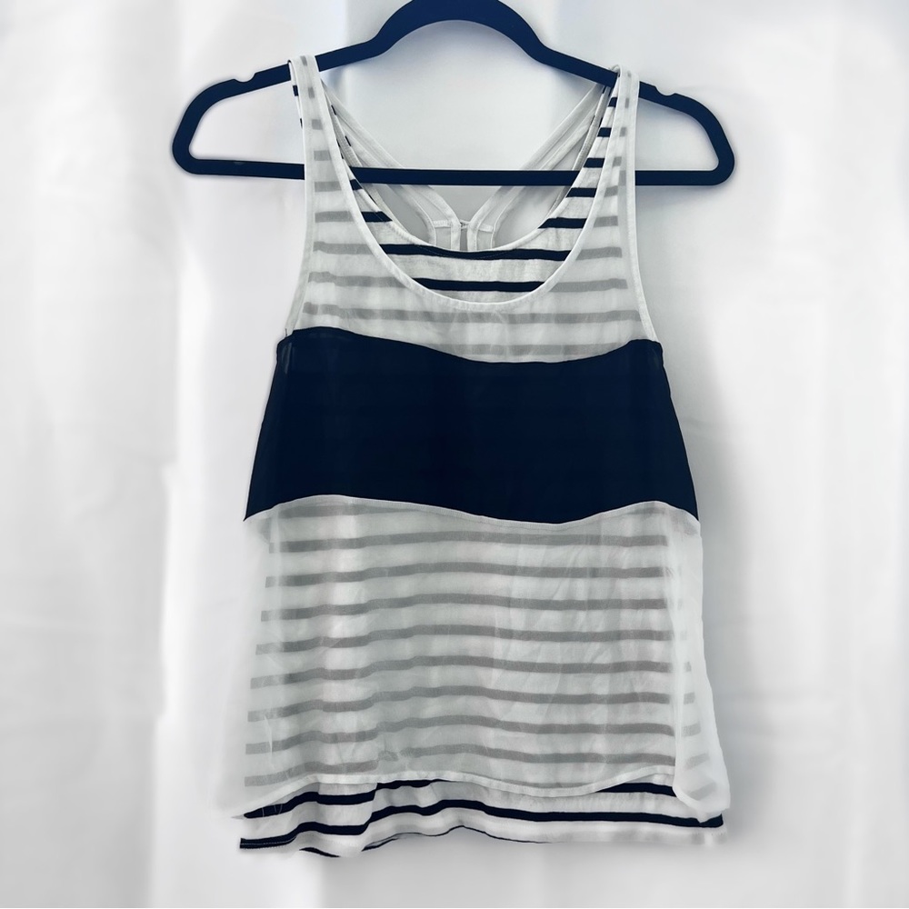 💎 3/$20 💎 Express Striped/Color Block Layered Tank Top